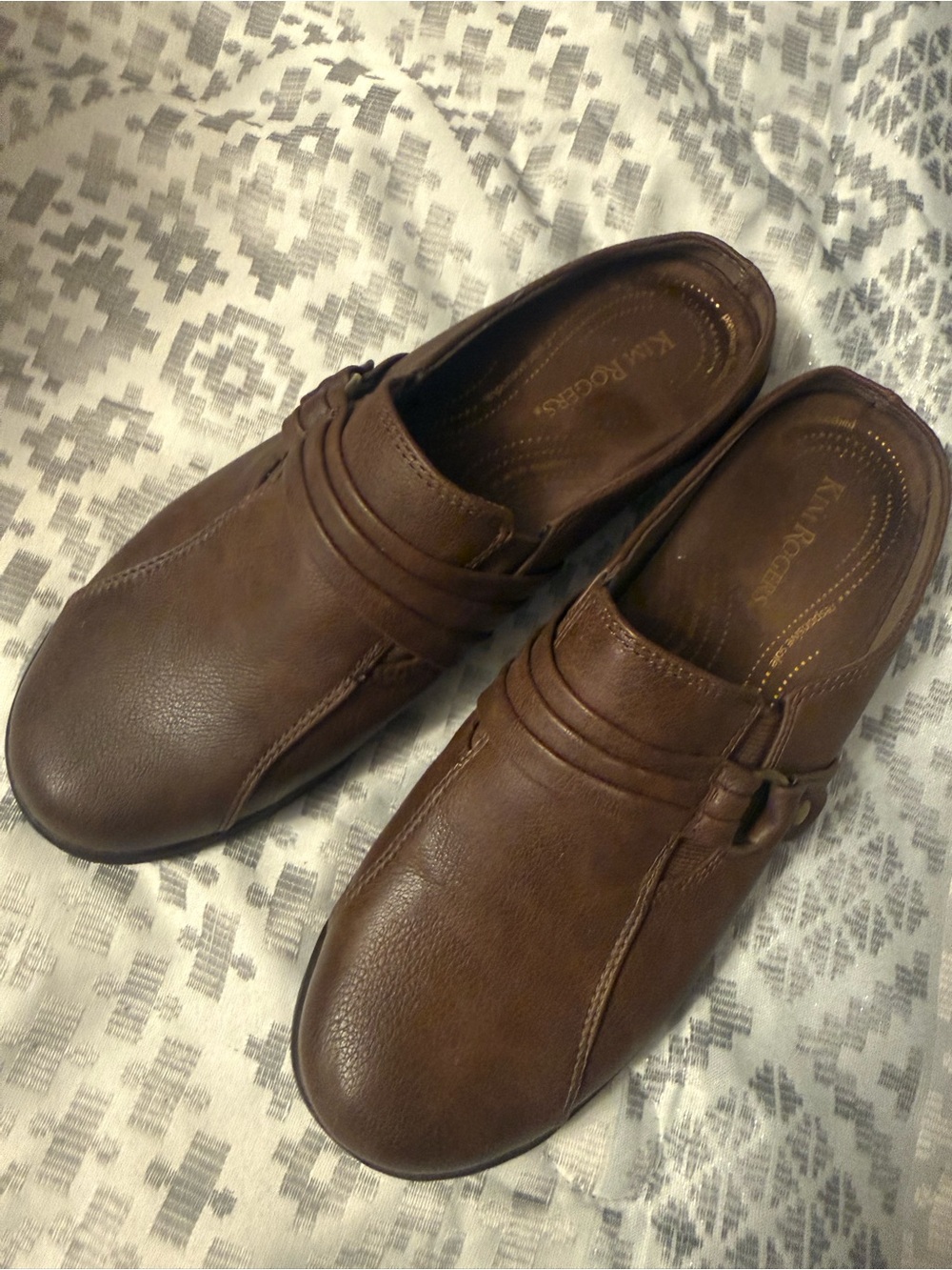 Kim Rogers Brown Slip-On Women's Loafers